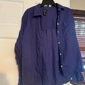 Rich Purple Linen Shirt